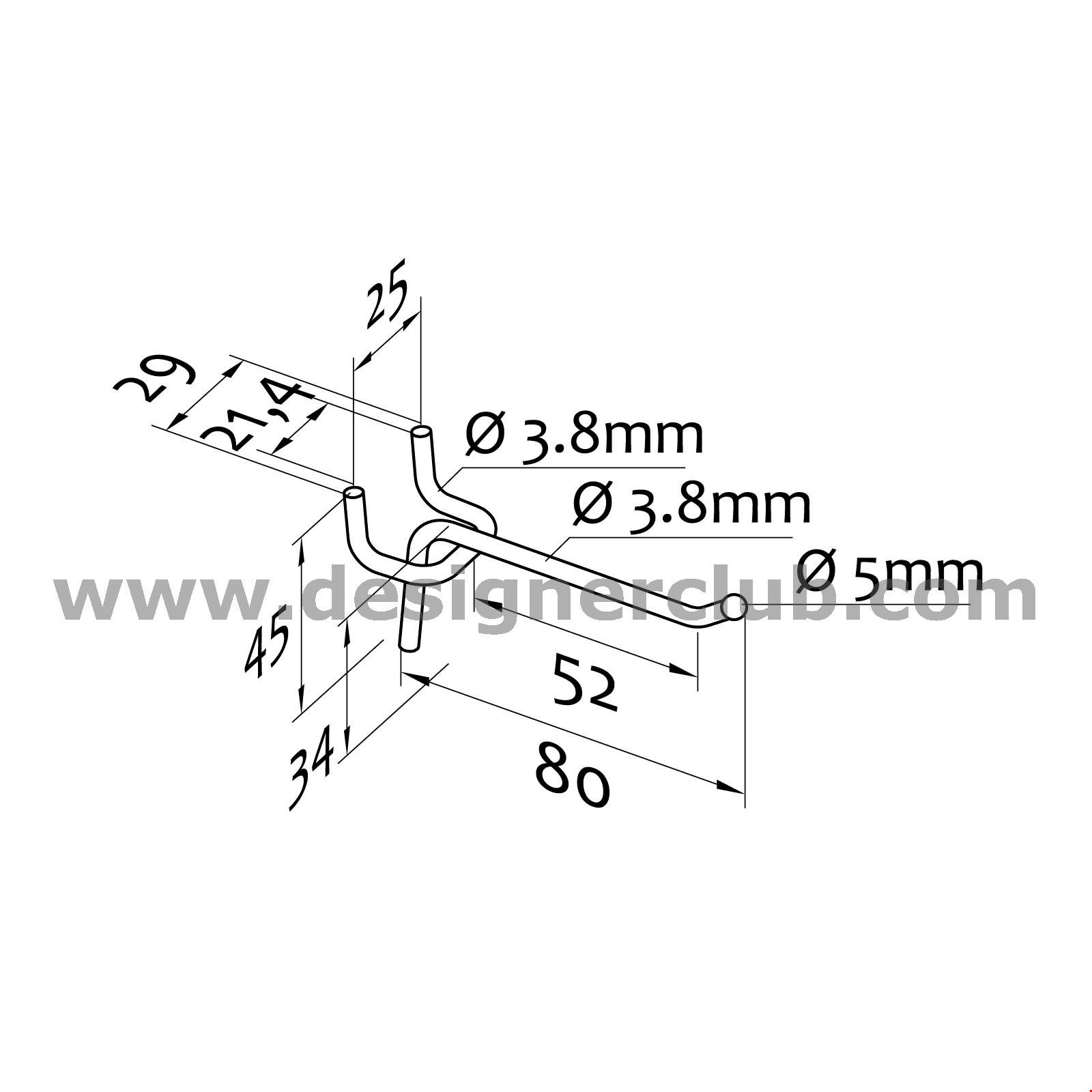 Broche-singola-aggancio-corna-toro-metallo-dq2