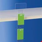 SUPPORTO CON PORTA ETICHETTA PER BROCHES UNIVERSALI