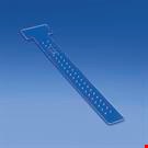 SUPPORTO CON PORTA ETICHETTA PER BROCHES PER PANNELLI FORATI