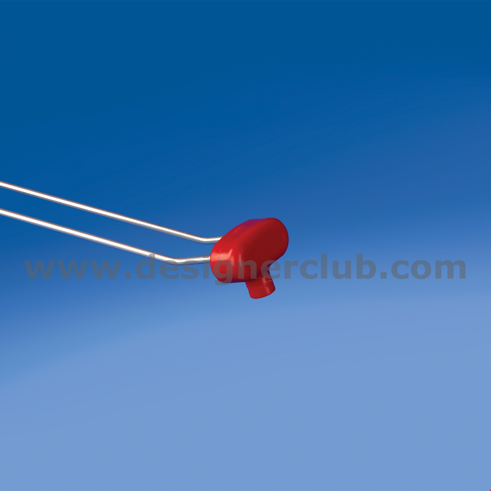 ANTITACCHEGGIO ROSSO PER BROCHE DOPPIA - 34,8 MM. X 44,9 MM