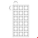 PIEDINO TRASPARENTE ADESIVO ANTI-SLIP Ø MM. 20X20X13,2