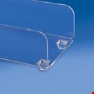 PIEDINO TRASPARENTE ADESIVO ANTI-SLIP Ø MM. 20X20X13,2