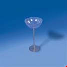 ESPOSITORE MEZZA SFERA Ø 500 MM. CON DIVISORIO