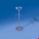 ESPOSITORE MEZZA SFERA Ø 200 MM. CON RIPIANO TONDO