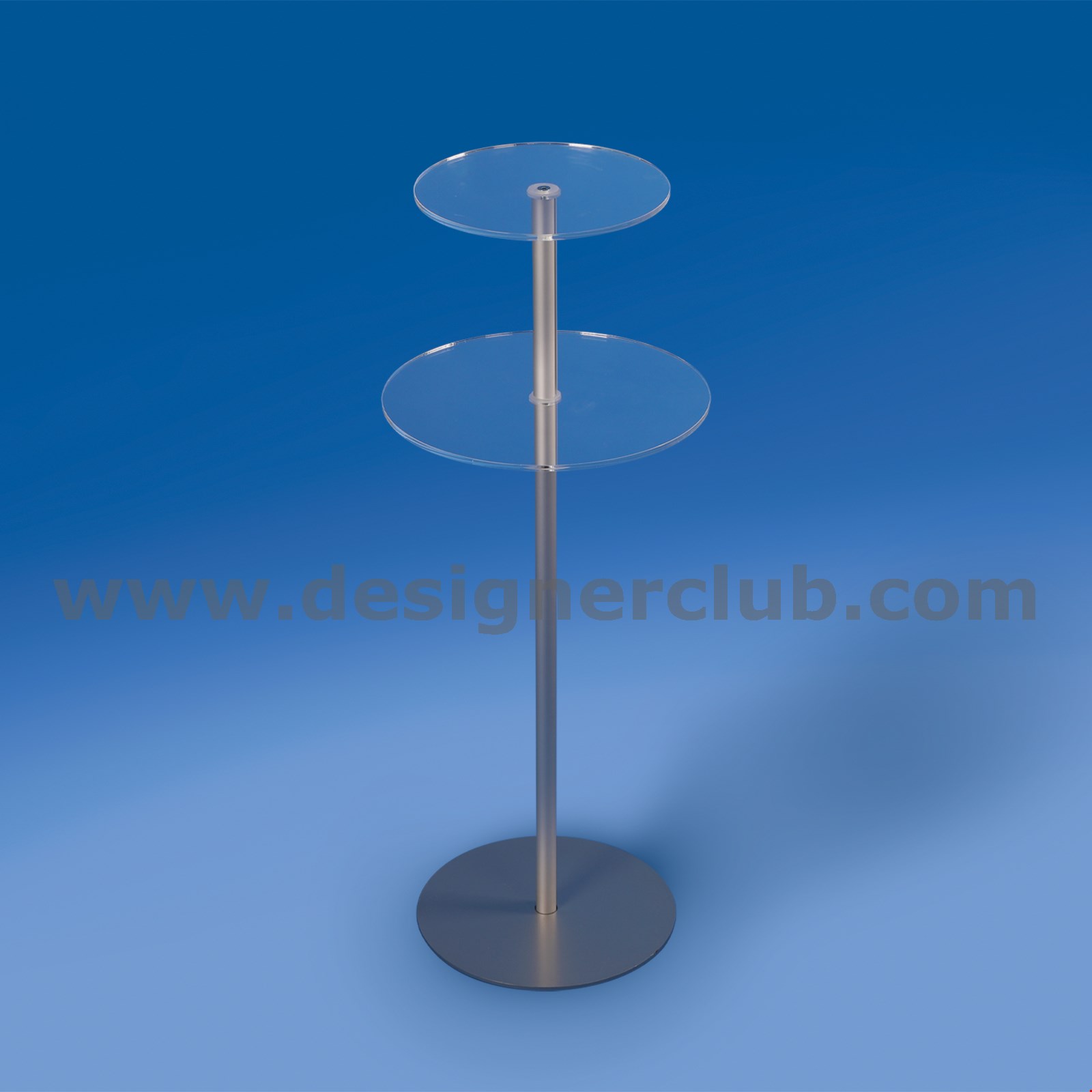 ESPOSITORE CON DOPPIO RIPIANO TONDO