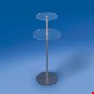 ESPOSITORE CON DOPPIO RIPIANO TONDO