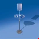 ESPOSITORE MEZZA SFERA Ø MM. 500 CON PORTA MESSAGGIO E BASE Ø MM. 300 - EASY