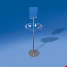 ESPOSITORE MEZZA SFERA Ø MM. 500 CON PORTA MESSAGGIO E BASE Ø MM. 350 - PREMIUM