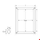 CORNICE ULTRALEGGERA CON PINZE UNI A4