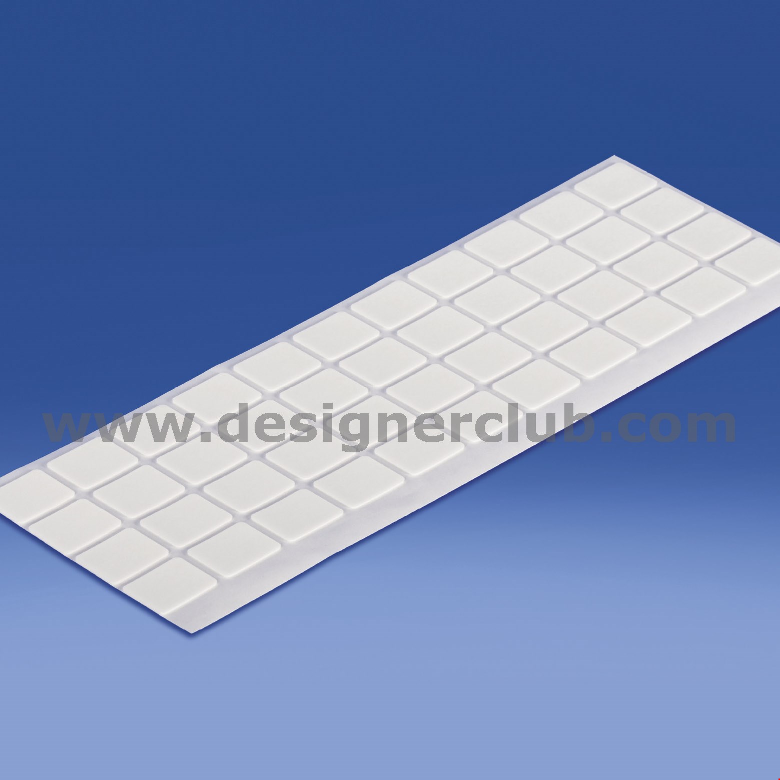 BOLLINO BIADESIVO RETTANGOLARE MM. 25X20