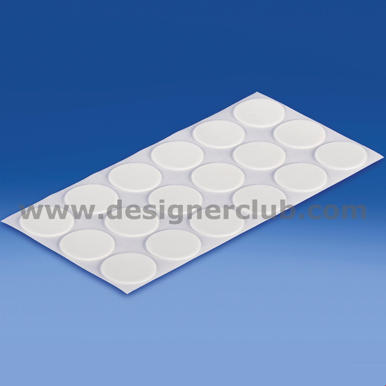 PASTILLE ADHESIF RONDE DIAMETRE 18 MM