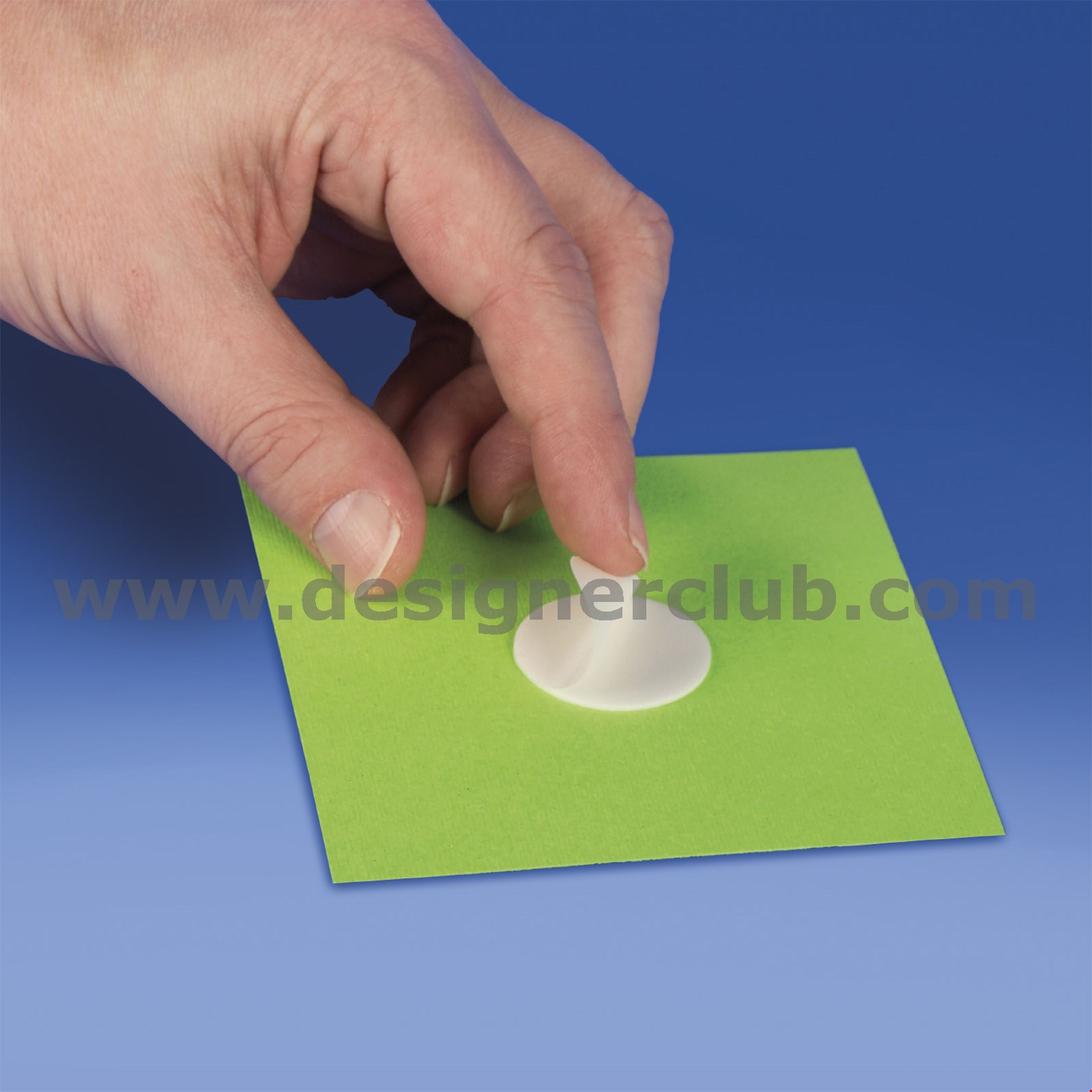 PASTILLE ADHESIF RONDE DIAMETRE 18 MM