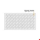 BOLLINO BIADESIVO TRIANGOLARE MM. 15X15