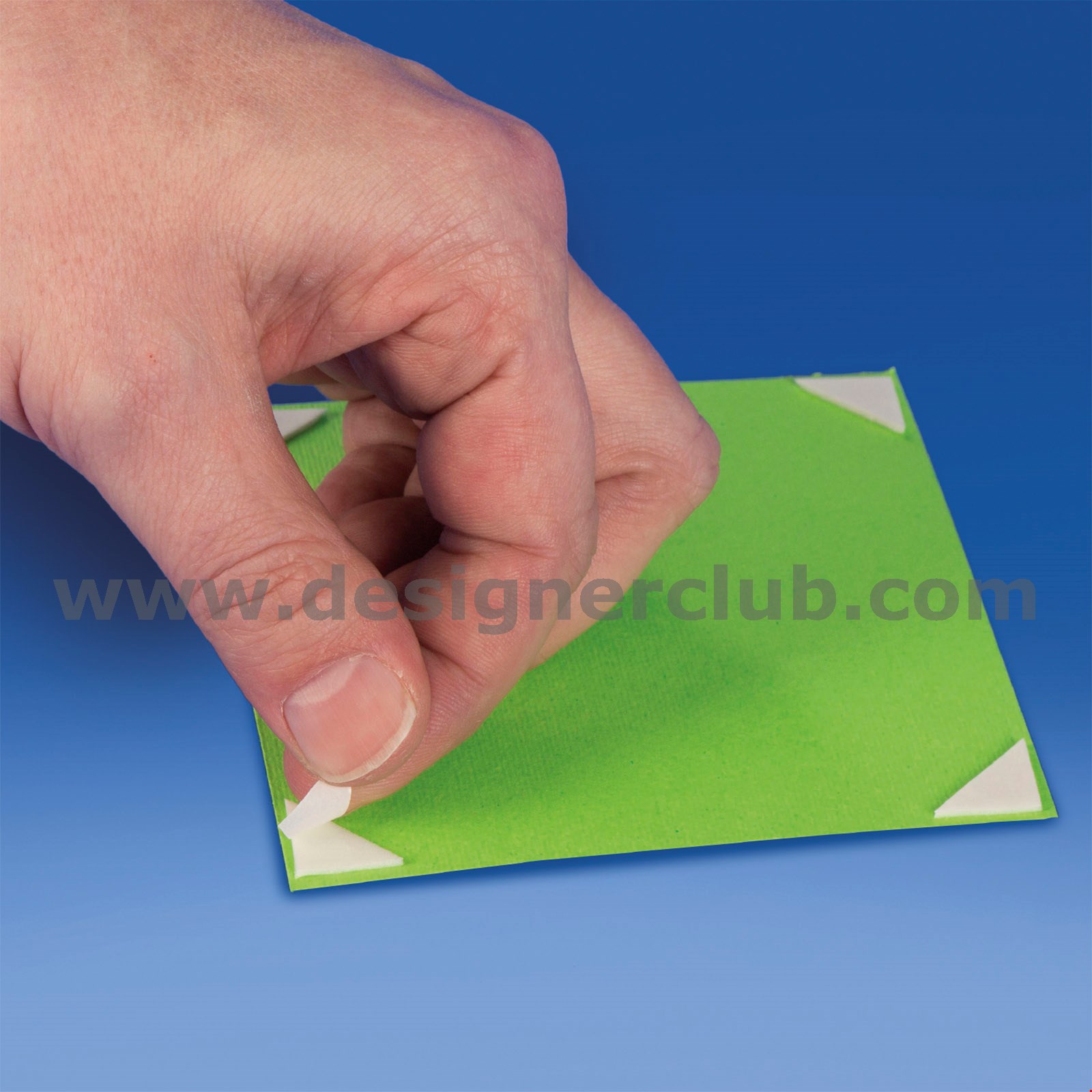 BOLLINO BIADESIVO TRIANGOLARE MM. 15X15