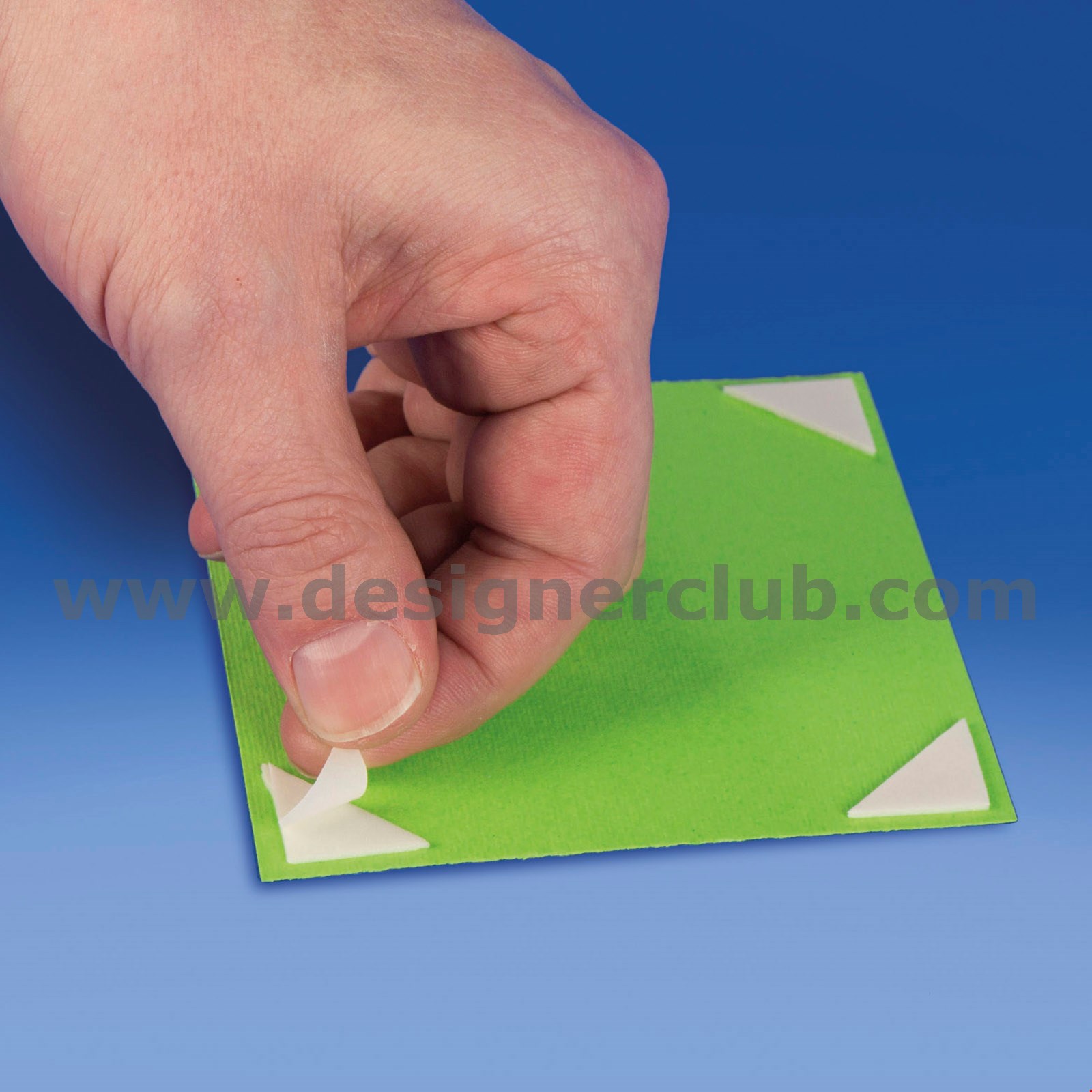 BOLLINO BIADESIVO TRIANGOLARE MM. 20X20