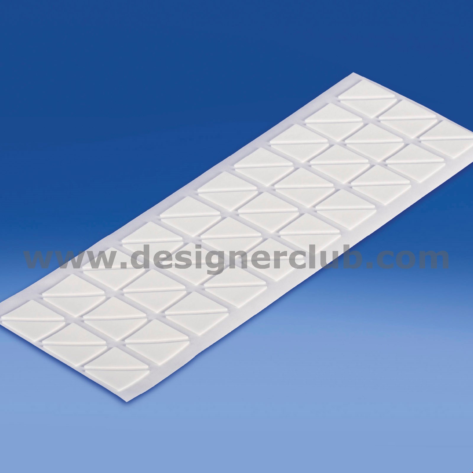 BOLLINO BIADESIVO TRIANGOLARE MM. 25X25