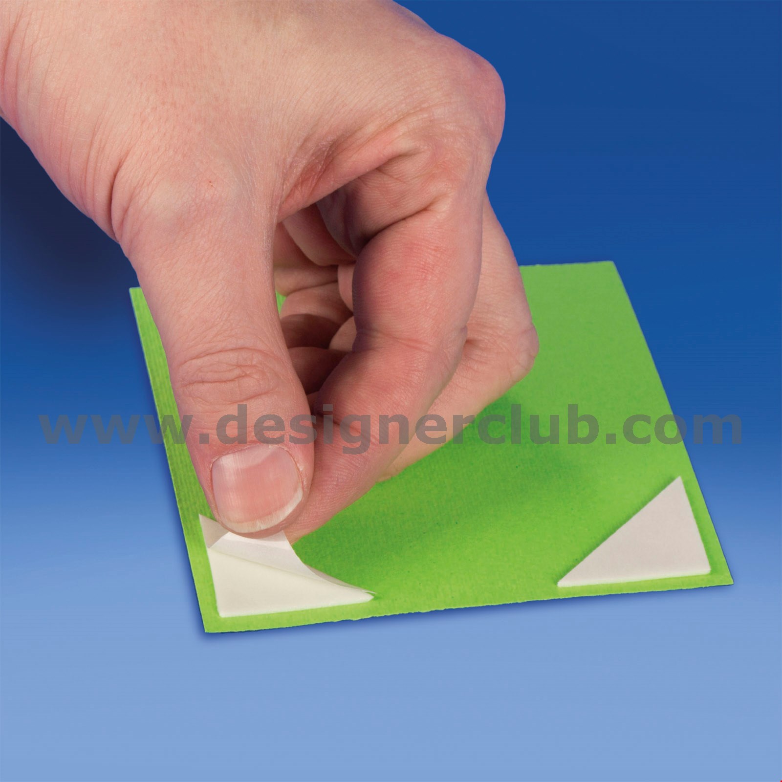 BOLLINO BIADESIVO TRIANGOLARE MM. 30X30