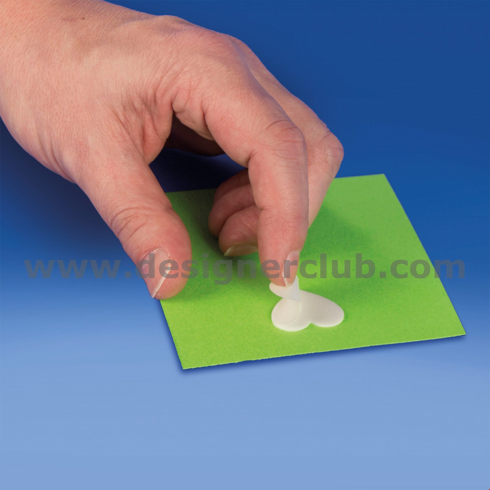 PASTILLE ADHESIF EN FORME DE COEUR