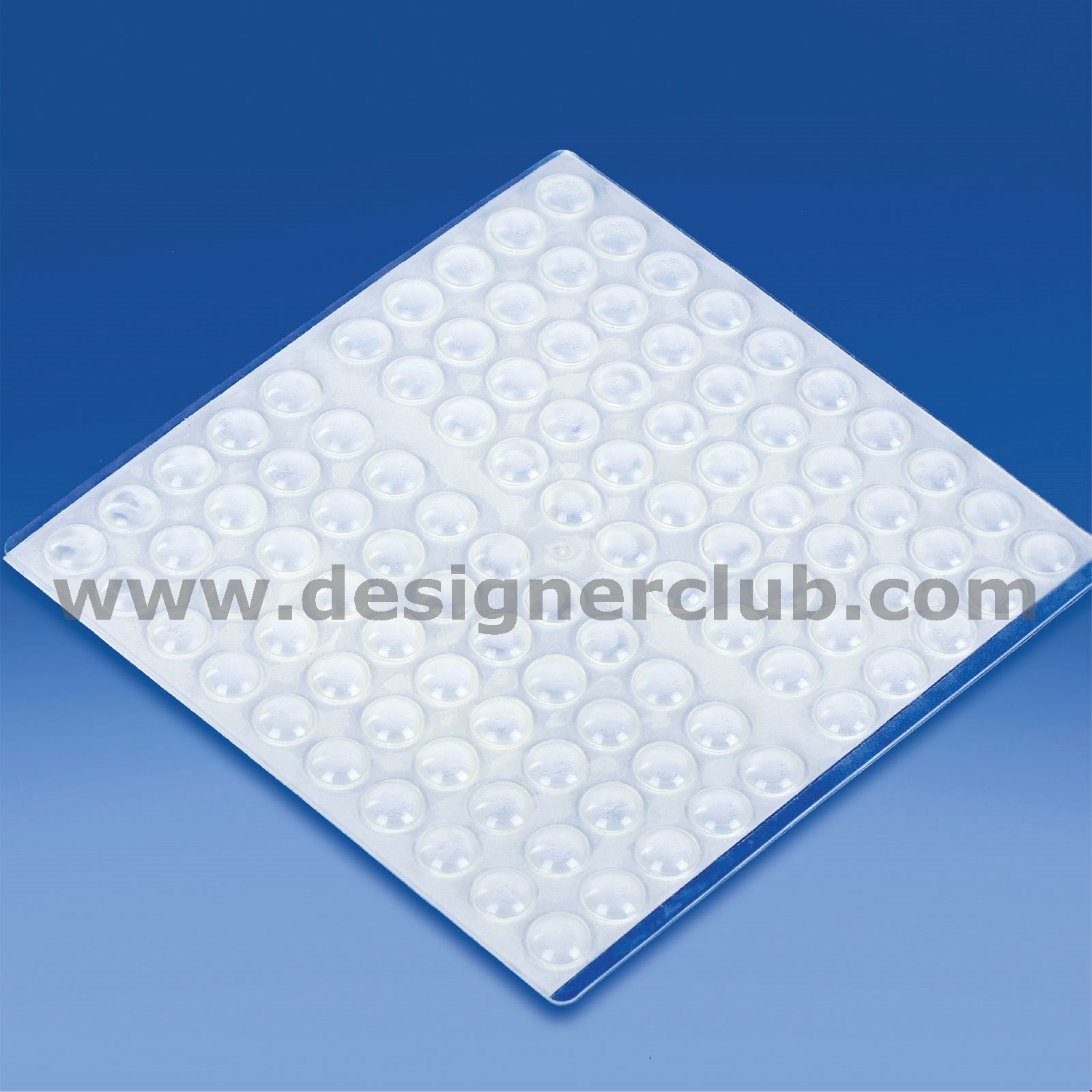 PIEDINO ANTISDRUCCIOLO ADESIVO TRASPARENTE DIAM. MM. 10X3