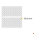 PIEDINO ANTISDRUCCIOLO ADESIVO TRASPARENTE DIAM. MM. 10X3