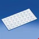 PIEDINO ANTISDRUCCIOLO ADESIVO TRASPARENTE DIAM. MM. 16X7,9