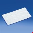 PIEDINO ANTISDRUCCIOLO ADESIVO TRASPARENTE DIAM. MM. 18X1