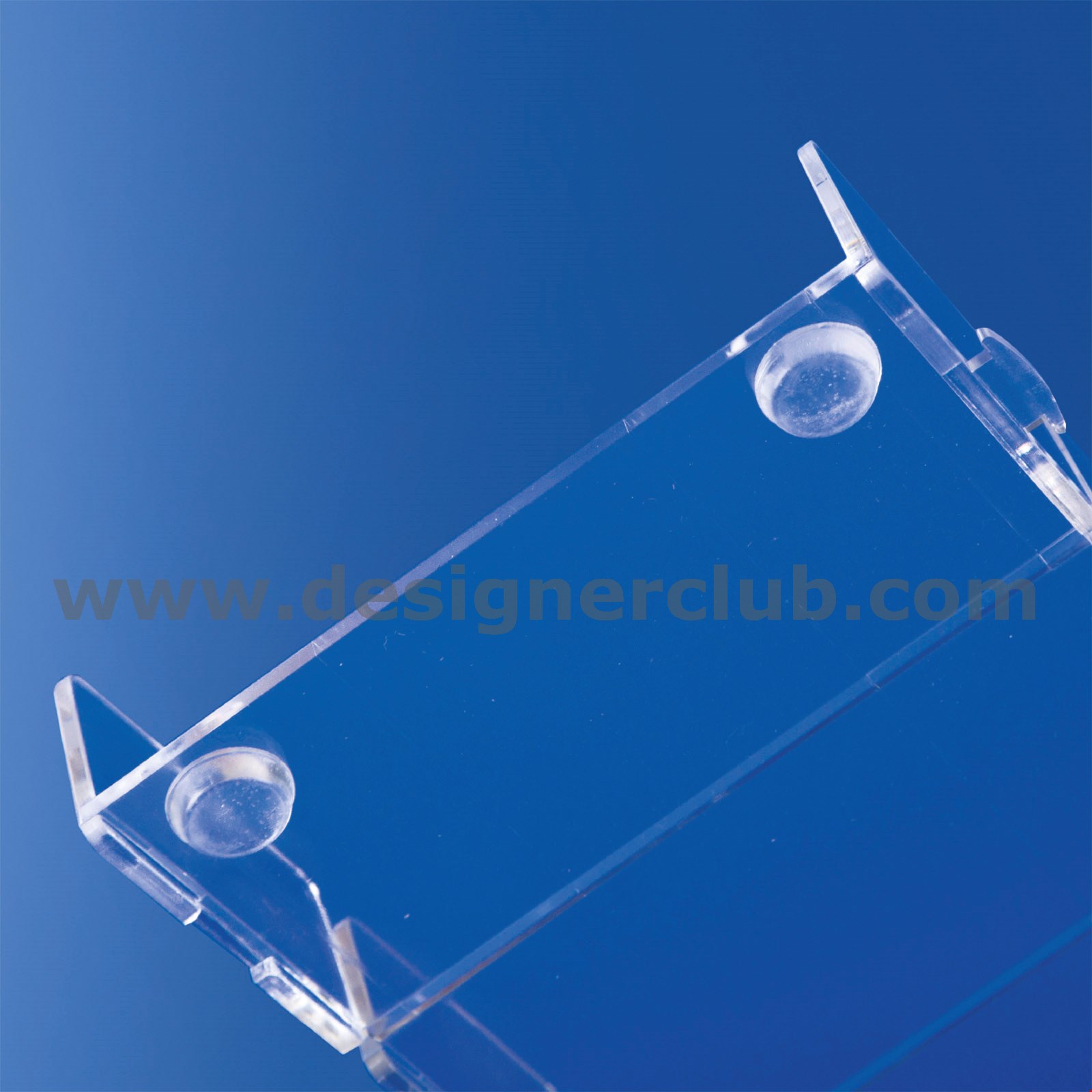 PIEDINO ANTISDRUCCIOLO ADESIVO TRASPARENTE DIAM. MM. 13X4