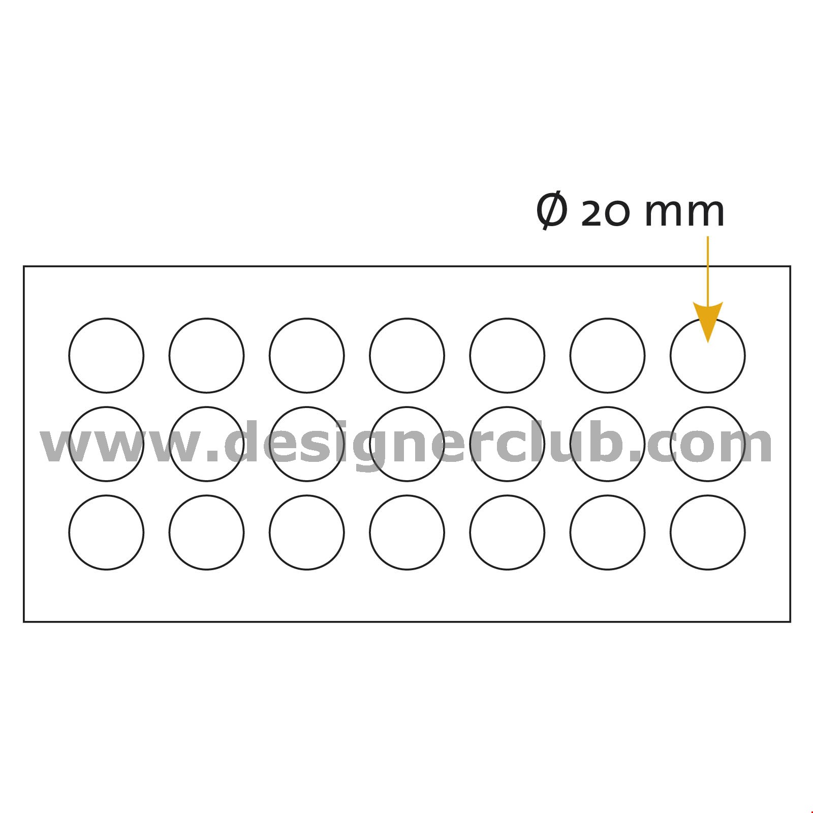 PIEDINO ANTISDRUCCIOLO ADESIVO TRASPARENTE DIAM. MM. 20X6,2