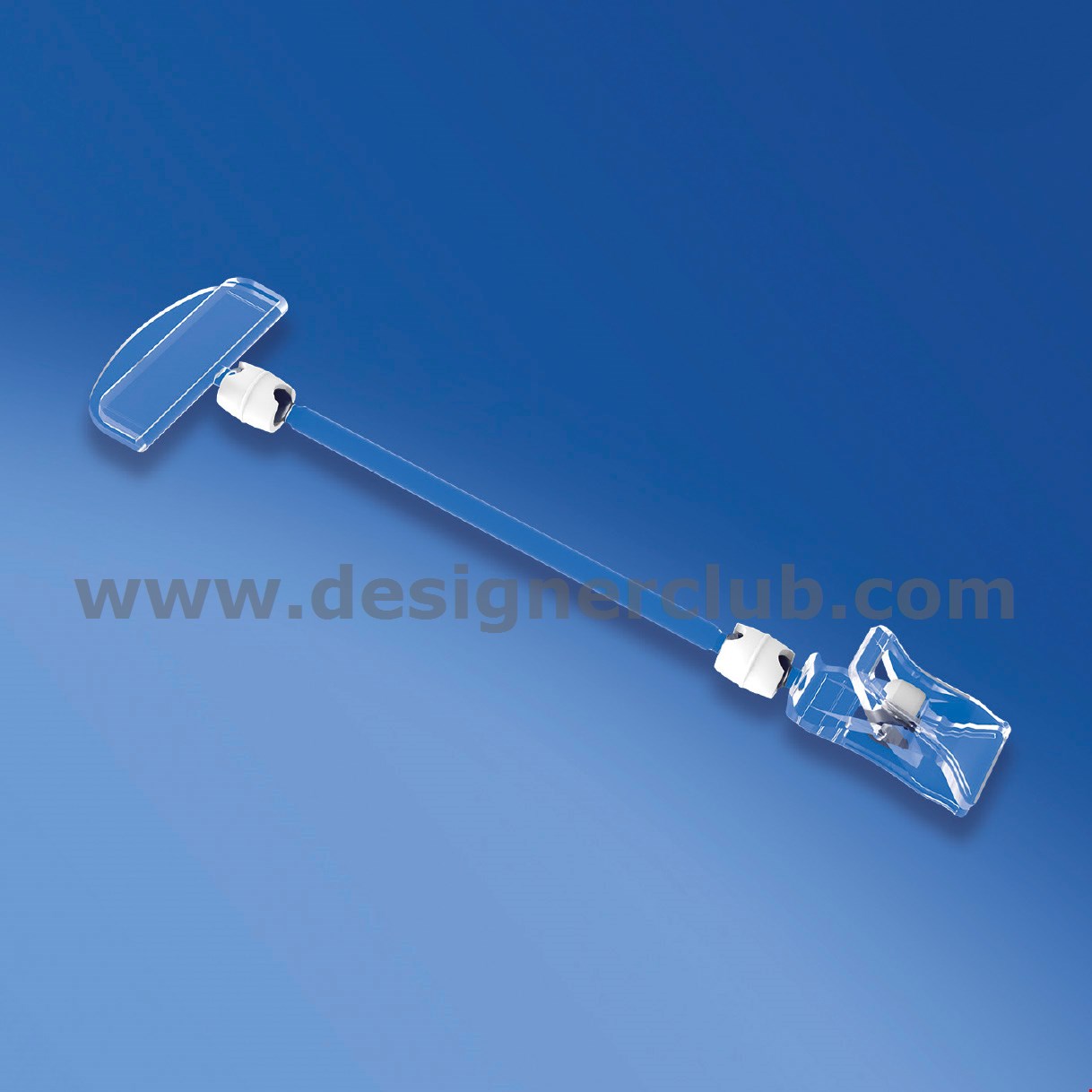MINI PINZA CON ASTA MM. 100 E PORTA MESSAGGIO MM. 50