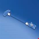 MINI PINZA CON ASTA MM. 100 E PORTA MESSAGGIO MM. 50