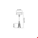 MINI PINZA CON ASTA MM. 50 E PORTA MESSAGGIO MM. 50