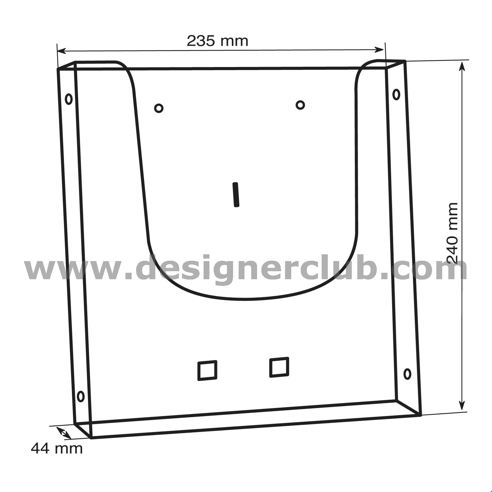 PERFECTO WALL 4000 SPECIALE (CON FORI LATERALI)