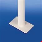 BASE ADESIVA PER TUBO DIAMETRO MM. 21/25