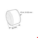 TAPPO BIANCO PER TUBI DIAMETRO MM. 21/25