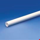 TUBO BIANCO IN PVC LUNGH. MT. 1 DIAM. 25 MM.