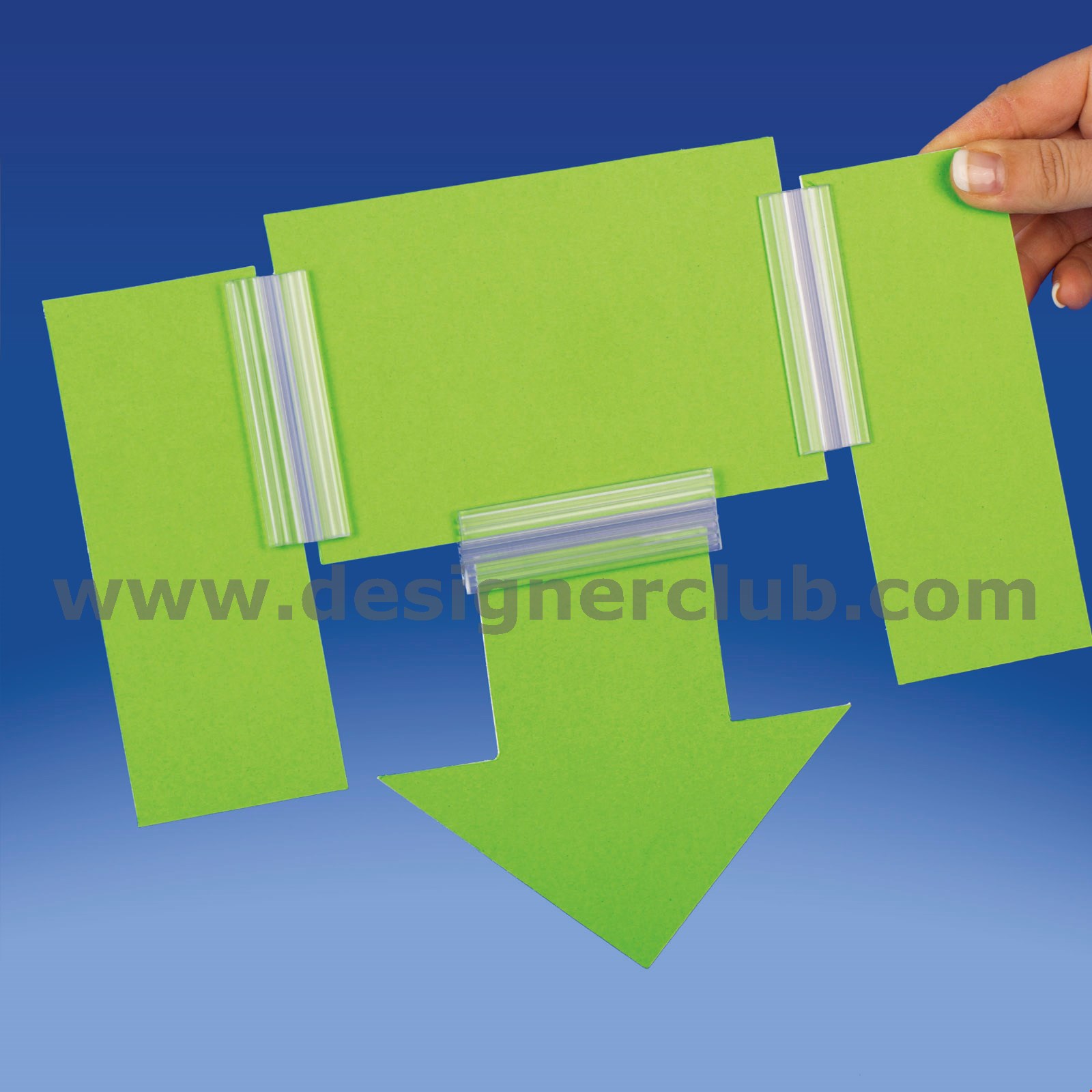 GRIPPER DI GIUNZIONE A FORMA DI H (180°) DI MM. 76