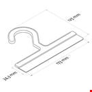 APPENDINO IN PLASTICA MM. 173 BIANCO