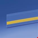 PROFILO PORTA PREZZI, ADESIVO NELLA PARTE INFERIORE MM. 38 X 1330 PVC ANTIRIFLESSO