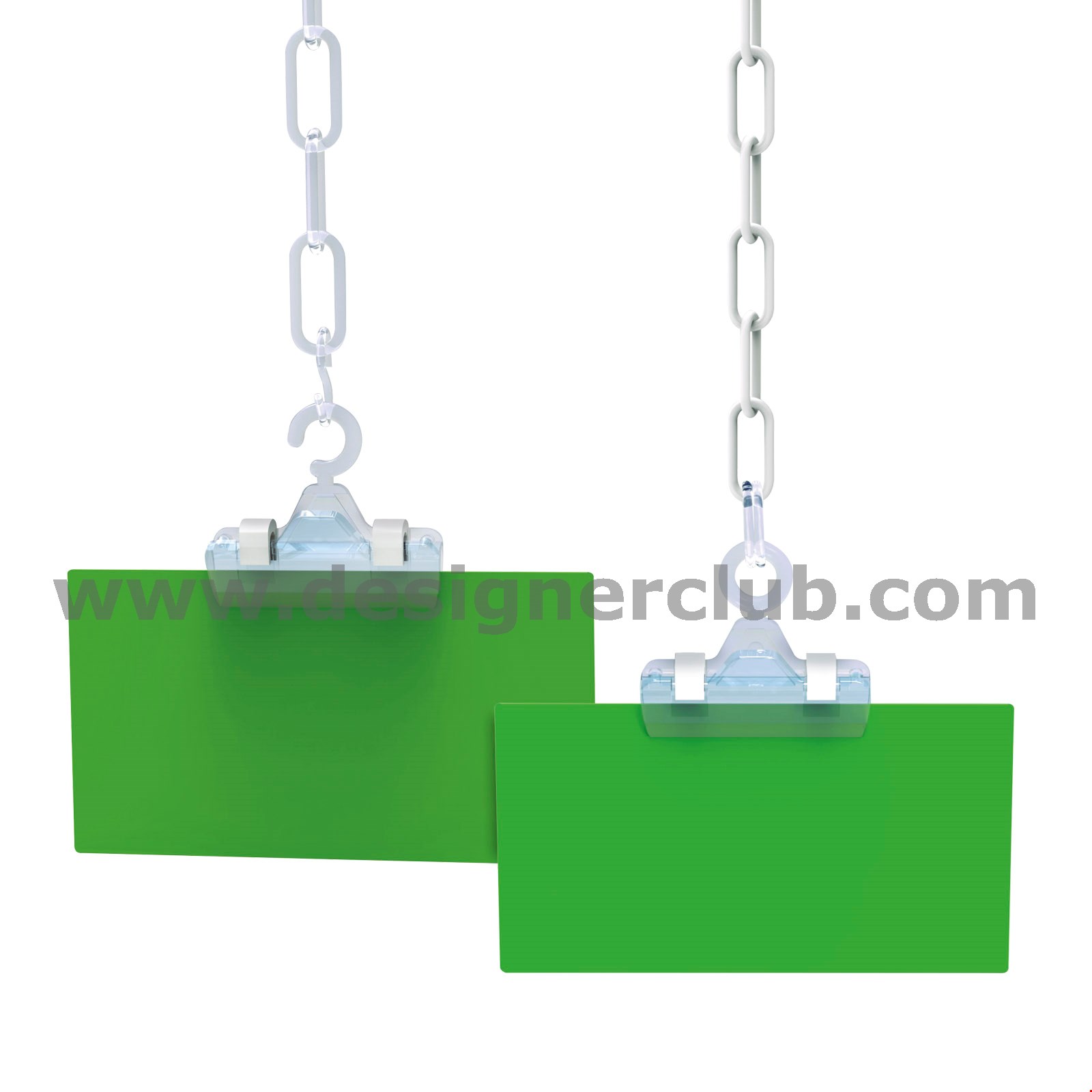 PORTA MESSAGGIO A PINZA MM. 56 CON ANELLO