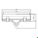 PORTA MESSAGGIO A PINZA MM. 80