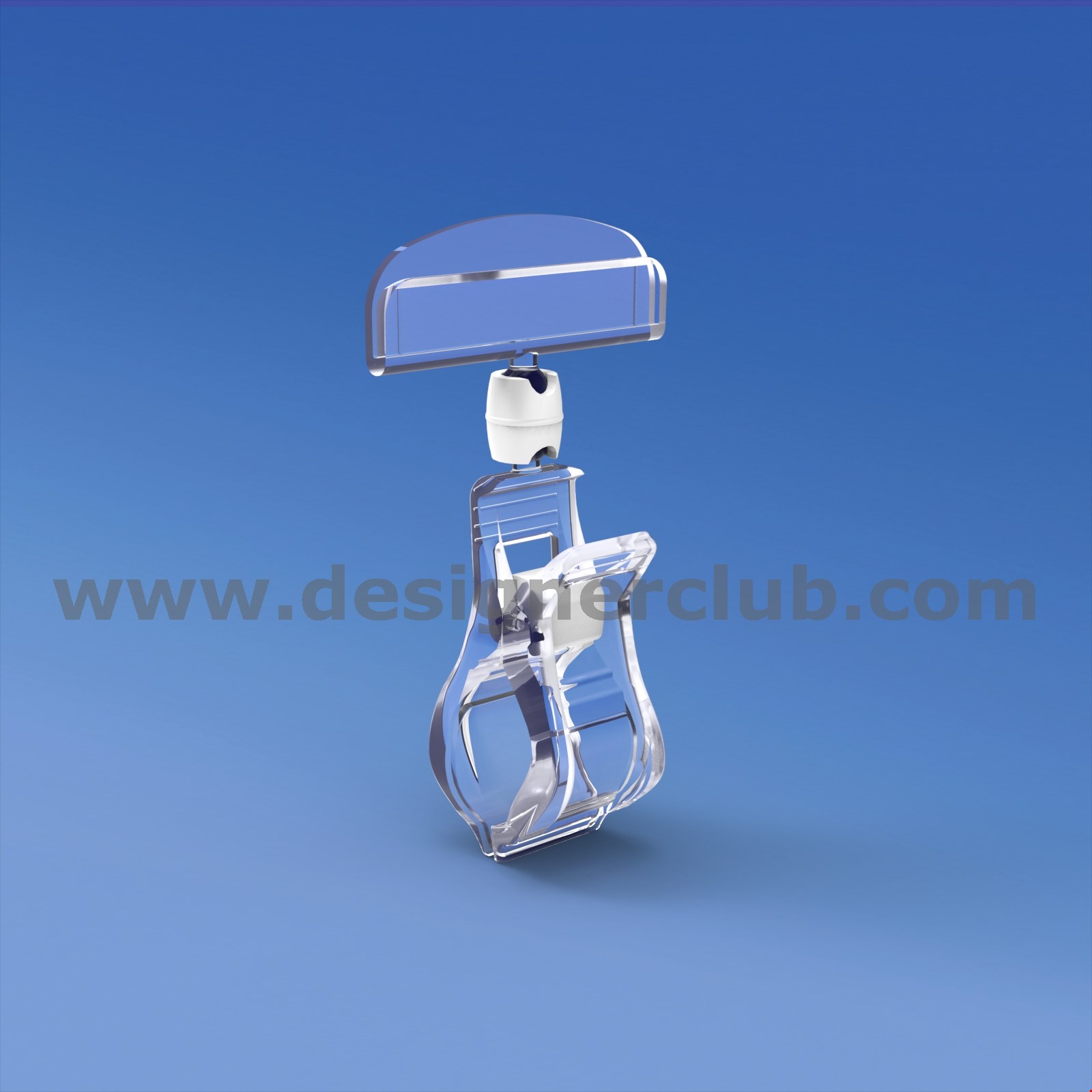 PINZA CON PORTA MESSAGGIO MM. 50