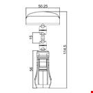 PINZA CON ASTA MM. 15 E PORTA MESSAGGIO MM. 50