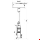 PINZA CON ASTA MM. 50 E PORTA MESSAGGIO MM. 50