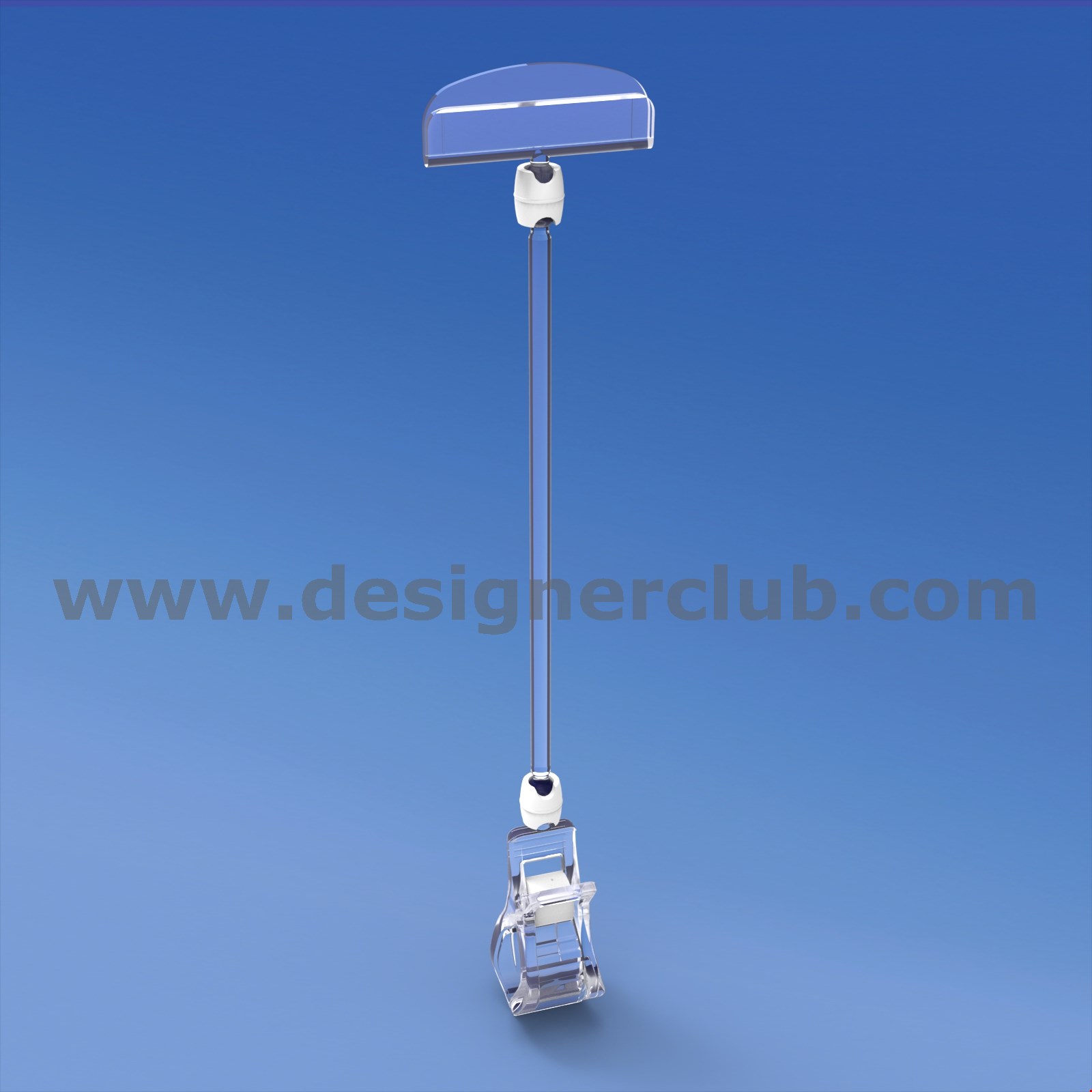 PINZA CON ASTA MM. 150 E PORTA MESSAGGIO MM. 50