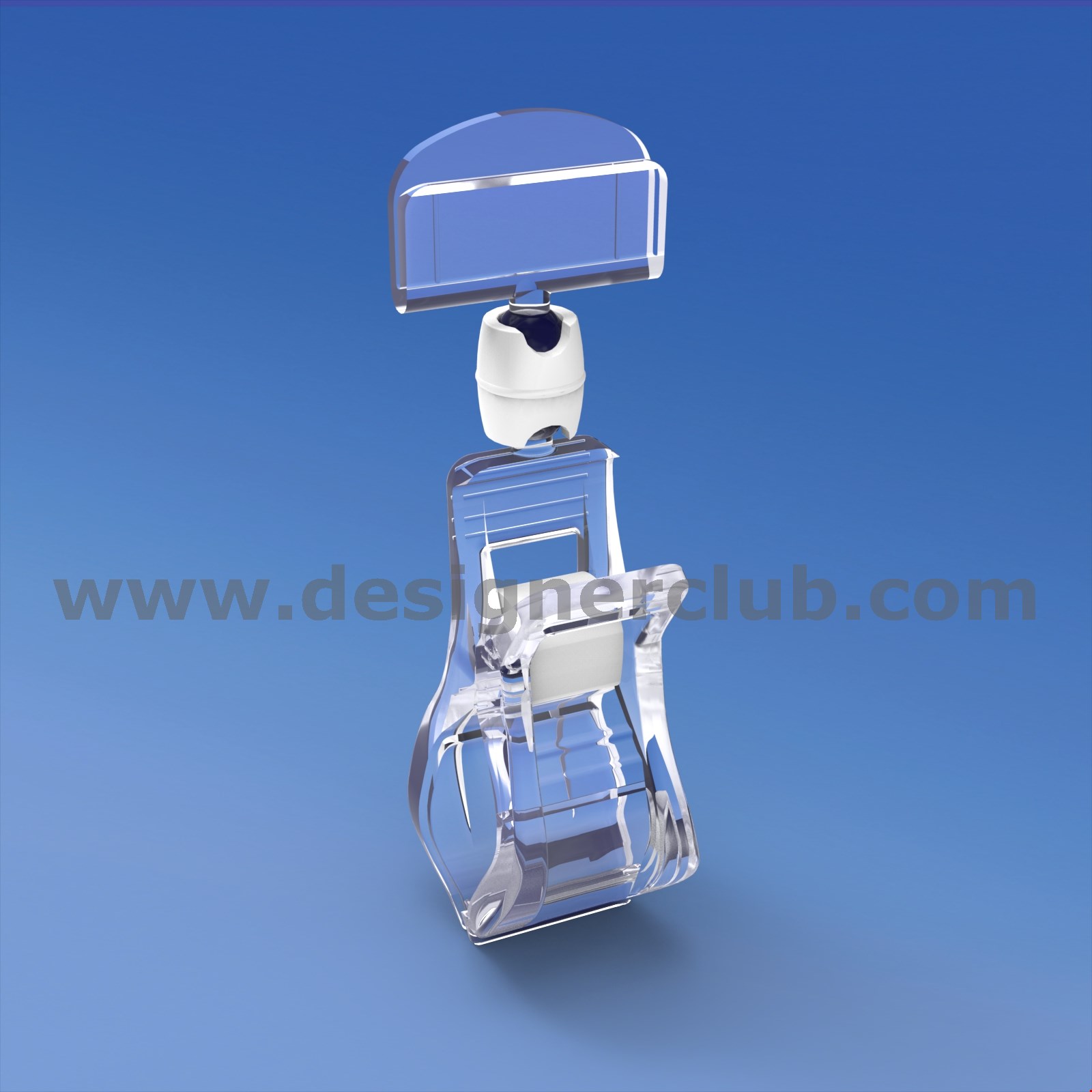 PINZA CON PORTA MESSAGGIO MM. 27