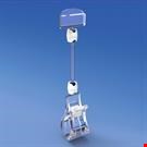 PINZA CON ASTA MM. 50 E PORTA MESSAGGIO MM. 27