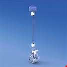 PINZA CON ASTA MM. 100 E PORTA MESSAGGIO MM. 27