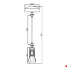 PINZA CON ASTA MM. 100 E PORTA MESSAGGIO MM. 27