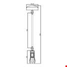PINZA CON ASTA MM. 150 E PORTA MESSAGGIO MM. 27