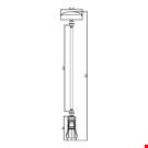 PINZA CON ASTA MM. 200 E PORTA MESSAGGIO MM. 27